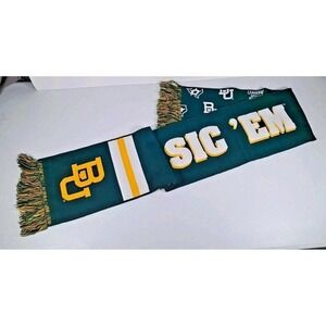 Baylor Bears Dallas Stars Scarf Green Gold Sic Em Bally Sports Southwest Knit